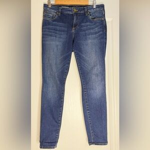 Kut from the Kloth Dark/Medium Blue Skinny Jeans